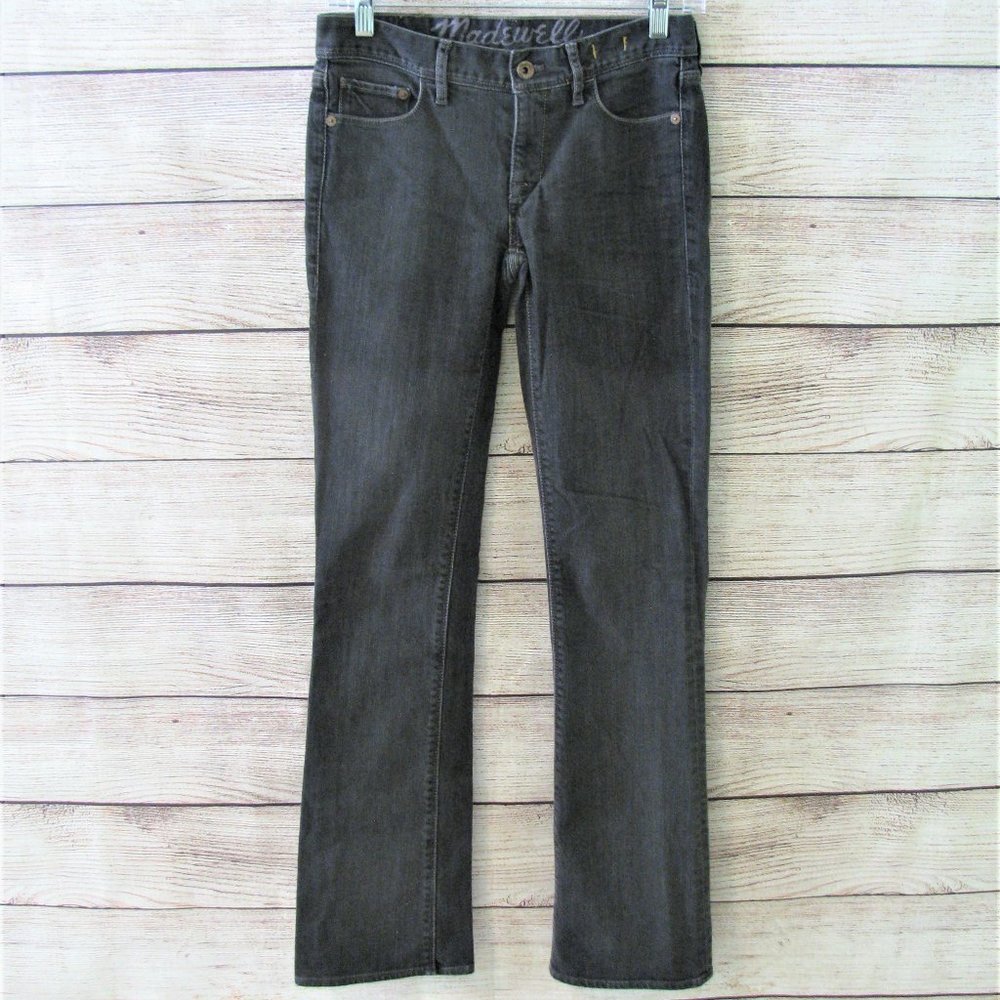 Madewell Bootlegger Black Washed Jeans